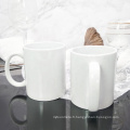 Promotional Custom Logo White 11oz Milk Coffee Tasses sublimation Céramique